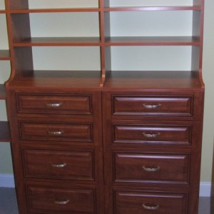 EasyClosets hutch with drawers