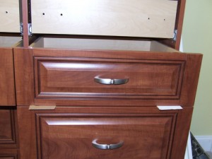 Install drawer face