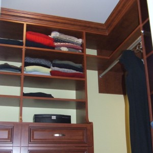 walk-in closet by easyclosets