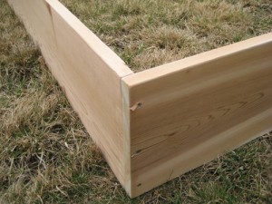 Raised Bed Garden Box Corner