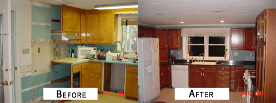 Kitchen Renovation - Before & After
