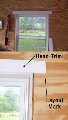 Window Trim and Layout Detail