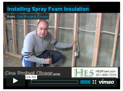 Basement Spray Foam Insulation Video