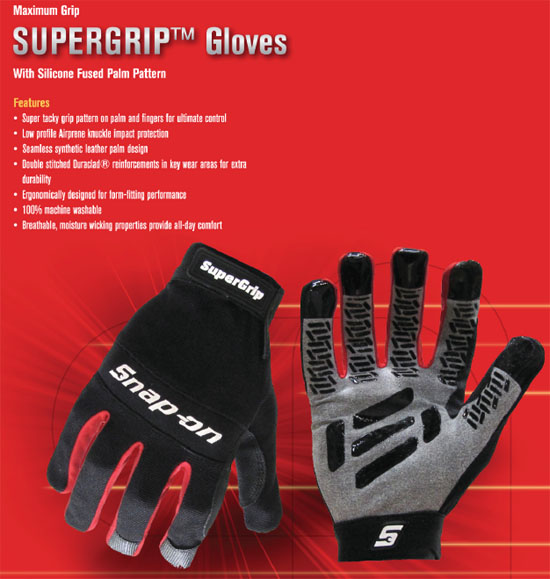 SuperGrip Silicone Grip Palm Gloves