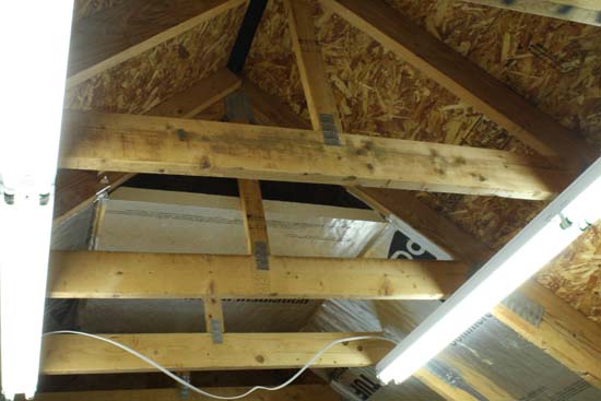 Insulating Cathedral Ceiling With Foam Board Home Construction