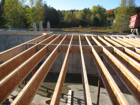 House Floor Framing with TJI's