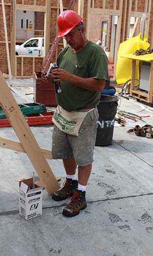 Carpenter Wearing Timberland PRO Hyperion Boots