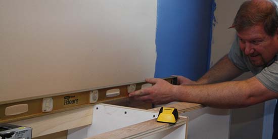 Leveling Cabinets During Installation