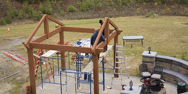 Western Timber Frame Assembly