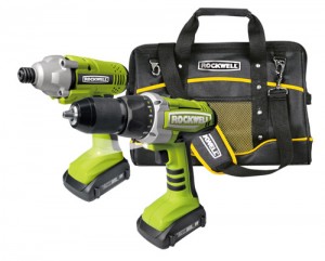 Rockwell LithiumTech Cordless Drill Kit