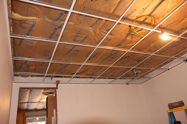 Woodtrac Ceiling System Review Upgrade Your - Cost To Put Drop Ceiling In Basement